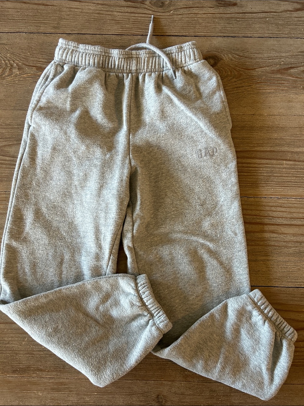 GAP Kids Light Gray Fleece Joggers
